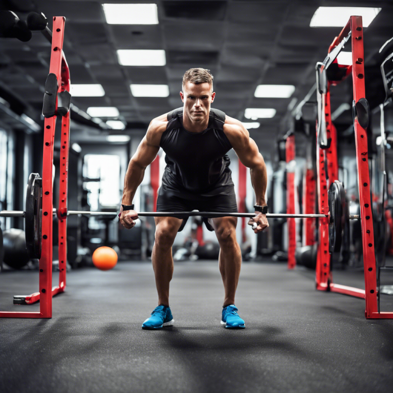 Focused athlete performing strength training exercises with dumbbells in a well-equipped gym, showcasing dedication and commitment to fitness and physical well-being